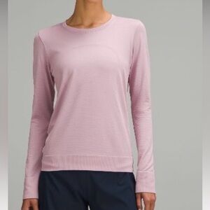 Lululemon Swiftly Relaxed Long-Sleeve Hip Length Shirt Blush Rose Size 6